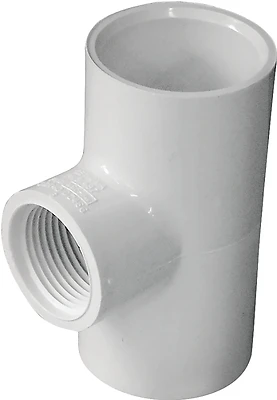 1-in Dia X 1-in Dia X 3/4-in Dia 90-degree Pvc Schedule 40 Tee Fitting