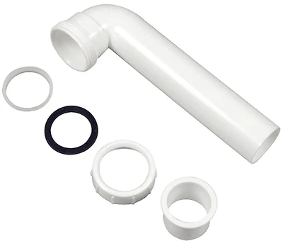 94013 Slip Joint Waste Arm, 1-1/2" O.d. X 7" White Pvc