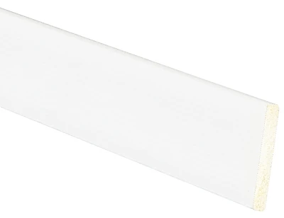 Inteplast 92670800032 Crown Moulding, Crystal White Polystyrene, 1-1/8 In. x 8 Ft.