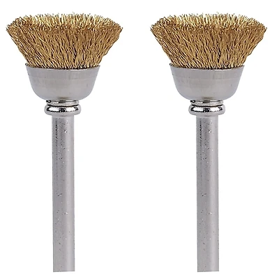 1/2 In. X 1.75 In. L Metal Brass Brush 2 Pk, Model 536-02