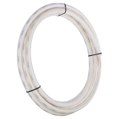 SharkBite U870W25 PEX Coil Pipe, White, 3/4 In. CTS x 25 Ft.