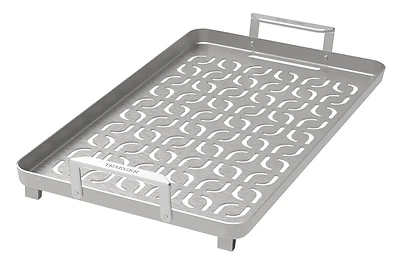 Traeger BAC610 ModiFIRE Fish & Veggie Grill Tray, Stainless Steel, 18 x 10 In.
