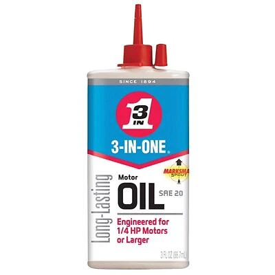 3-In-One 10045 Motor Oil, SAE 20, 3 oz