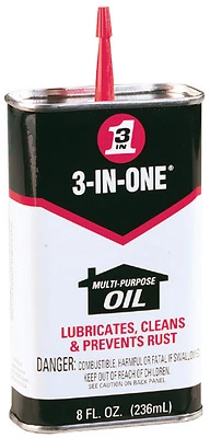 3-In-One 10138 Multi-Purpose Lubricating Oil, 8 oz.