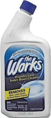 The Works 33310WK Toilet Bowl Cleaner, Mint Scent, 32 oz.
