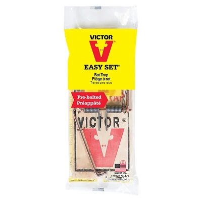 Victor M205 EZ-Set Wood Rat Trap with Bait Pedal