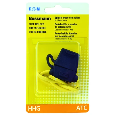 Bussmann BP/HHG-RP Fuse Holder, 30 A, TPV, Black, For: ATC Blade Fuse