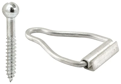 Prime Line PL 7768 Spline Chain Bail Latches, Aluminum, 4-Pk.