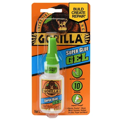 Gorilla 7600103 Super Glue Gel, 15 g