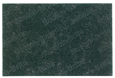 Scouring Pad, Green, General Purpose, Commercial, 6 x 9 In.