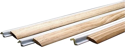 M-D 87981 Wood Door Jamb Weatherstrip, Foam and Vinyl Seal, White, 36 In. X 7 Ft.