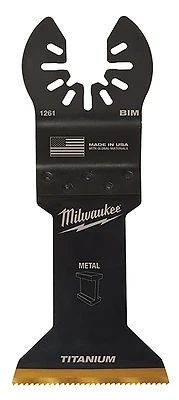 Milwaukee 49-25-1269 Blade, 1-3/4 in, 1-5/8 in D Cutting, HSS/Titanium
