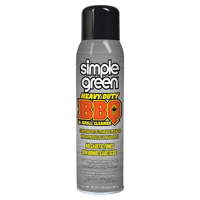 Simple Green 0310001260014 Heavy Duty BBQ Grill Cleaner, Aerosol Foam, 20 Oz.