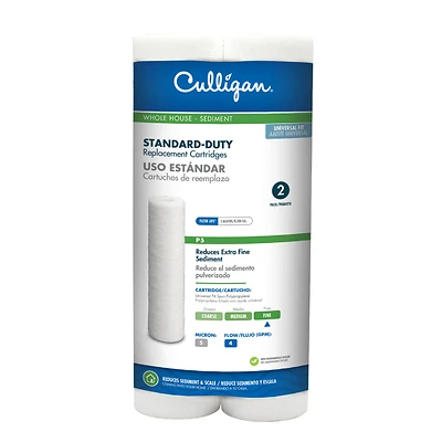 Sediment Water Filter Replacement Cartridges, 2-Pack