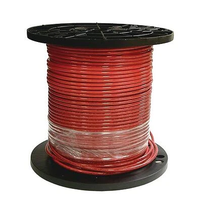 Building Wire, Type THHN, Red, 6-Stranded, 500 Ft.