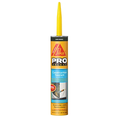 Construction Sealant, Dark Bronze, 10.1 oz. Tube