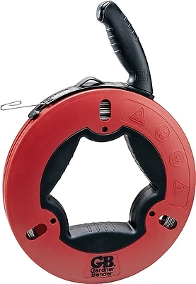 125-Ft. 1/8-In. Upper Hand Carbon Steel Wire Fish Tape