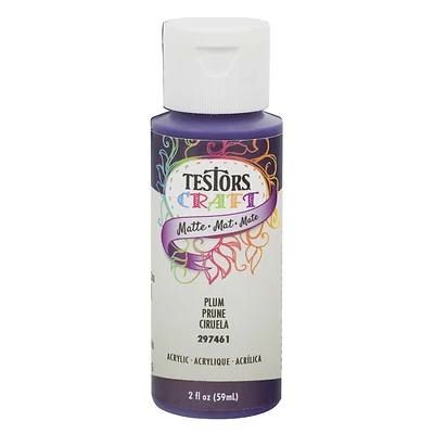 Acrylic Craft Paint, Plum, 2-oz.