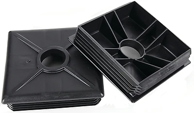 Camco 40303 RV Bumper Caps, 4 In., 2-Pack