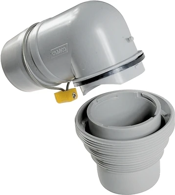 Camco USA Easy Slip 39144 Hose Adapter, Threaded, Gray