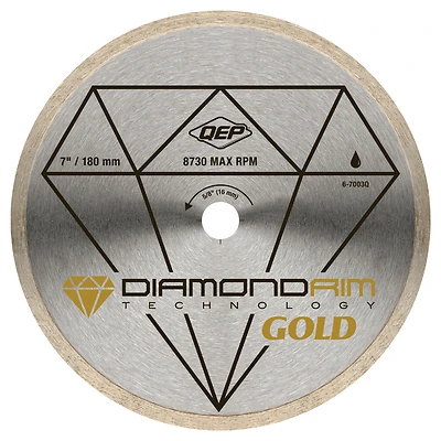 Continuous Rim Premium Blade, 7 In.