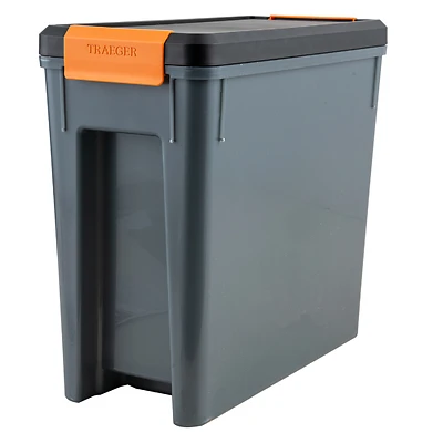 Traeger BAC615 StayDry Pellet Storage Bin with Lid, 22 Lb. Capacity