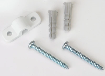 ClosetMaid 7561 Shelf Clip, Metal, White, Wall