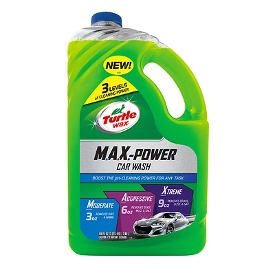 Turtle Wax 50597 Max Power Car Wash, 100 Oz