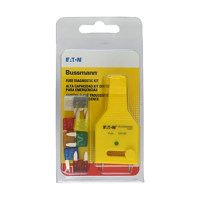Bussmann DIA-2 Diagnostic Assortment Kit, Fast-Acting Fuse, 32 V, 2 to 30 A, 1 kA Interrupt