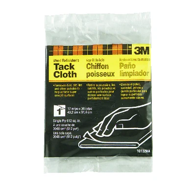 3M 10132NA Tack Cloth, 17 x 36 In., Single-Ply
