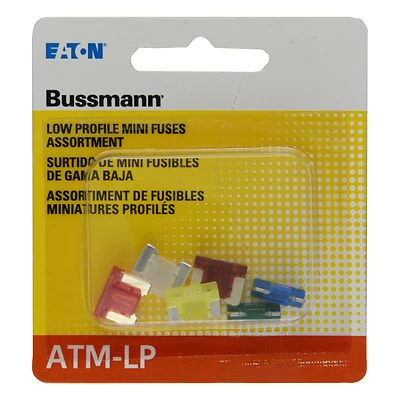 Bussmann BP/ATM-A6LP-RP Fuse Assortment Kit, Fast-Acting Fuse, ATM, 32 VDC, 7.5 to 30 A, 1 kA Interrupt