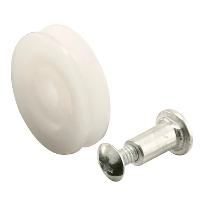 Prime-Line B 551 Door Roller, 1 In. Diameter, Nylon, 2-Pk.