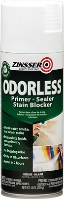 Zinsser 03959 Bulls Eye Primer Sealer & Stain Killer, Odorless, 13 oz.