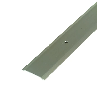 M-D 49010 Aluminum Saddle Threshold, Satin Nickel, 36 x 1-3/4 x 1/8 In.