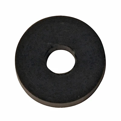 37/64 In. Black Flat Faucet Washer, 10 Pk, Rubber, Model 88572
