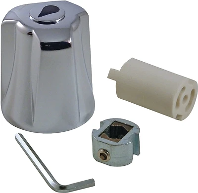 Danco 80020 Faucet Handle Kit, Chrome, Two-Handle Tub and Shower