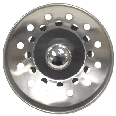 81092 3-1/2 Inch Plastic Sink Strainer Basket With Chrome Finish
