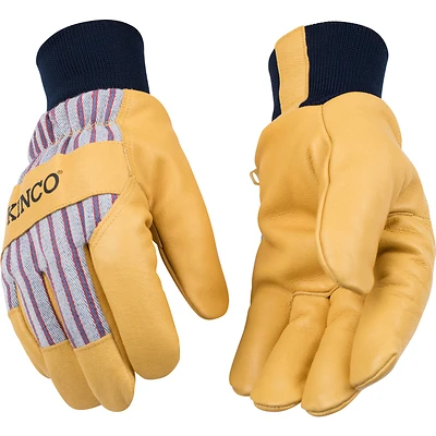 Kinco 1927KW Heatkeep Pigskin Leather Palm Gloves, Men's XL