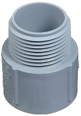Carlon E943J PVC Terminal Adapter, 2-In., Male x Socket