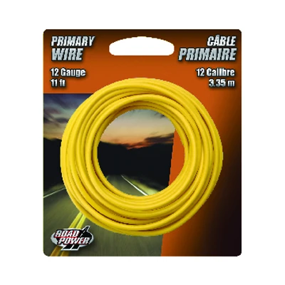 Primary Wire, Yellow, 12-Ga., 11 Ft.
