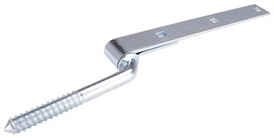 10 Inch Screw Hook And Eye Door Hinge, Steel Zinc Plated