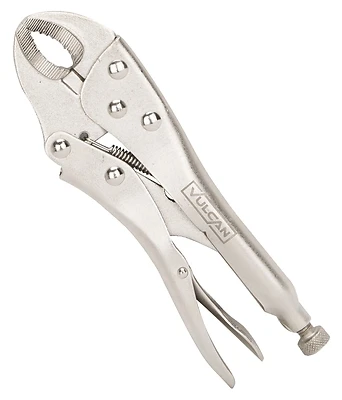 7 Inch Curved Jaw Locking Plier With Built-in Wire Cutter