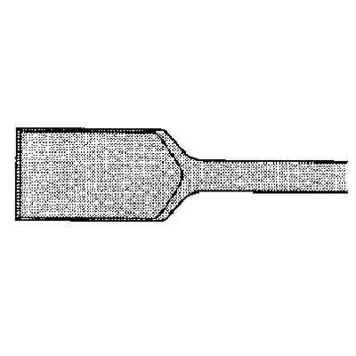 Tile Chisel, SDS Max, Hammer Steel, 2 x 12 In.
