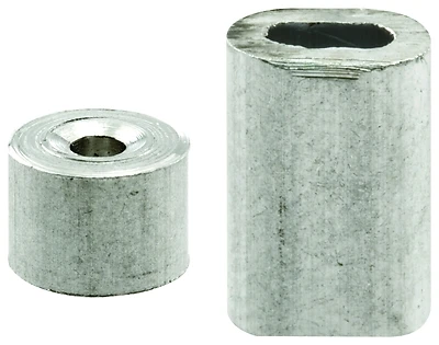 Prime-Line GD 12150 Cable Ferrule and Stop, 3/32 in Dia Dimensions, Aluminum