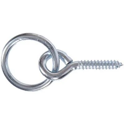 Hillman 3" Lag Hitch Ring With Eye Bolt, Zinc Plated, Model 322344