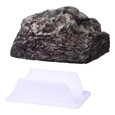 Diamond Visions 01-0766 Hide-A-Key Rock, Plastic/Resin, Black/Gray