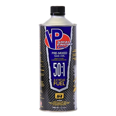 VP Racing 6235 Small Engine Fuel, Premix 50:1, 2-Cycle, 1 Qt.