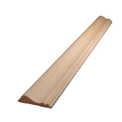 Chair Rail Moulding, Solid Pine, 11/16 x 2-5/8-In. x 8-Ft.