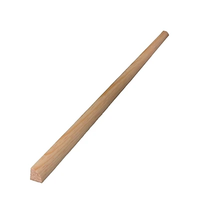 Solid Pine Moulding, Quarter Round,1/2 x 1/2 In. x 8 Ft.