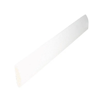 Interior Crown Moulding, Crystal White Polystyrene, 15/16-In. x 8-Ft.